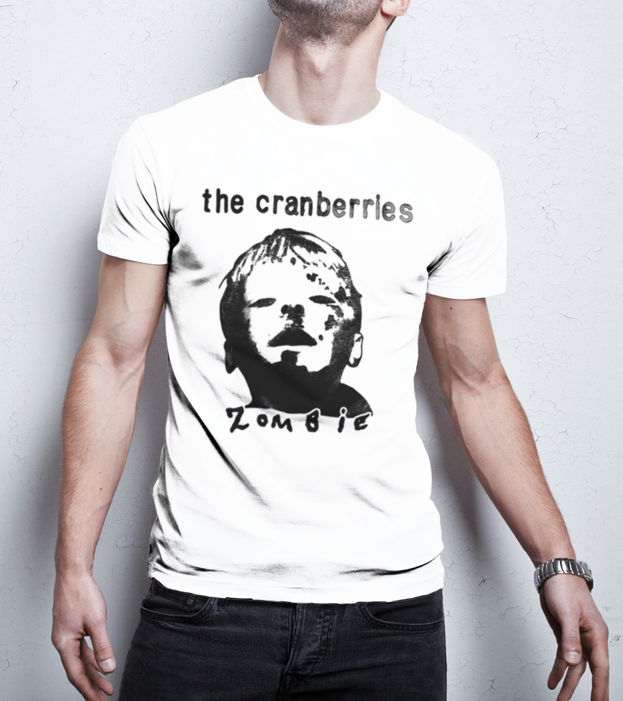 The Cranberries Zombie Kid Face Drawing T-Shirt