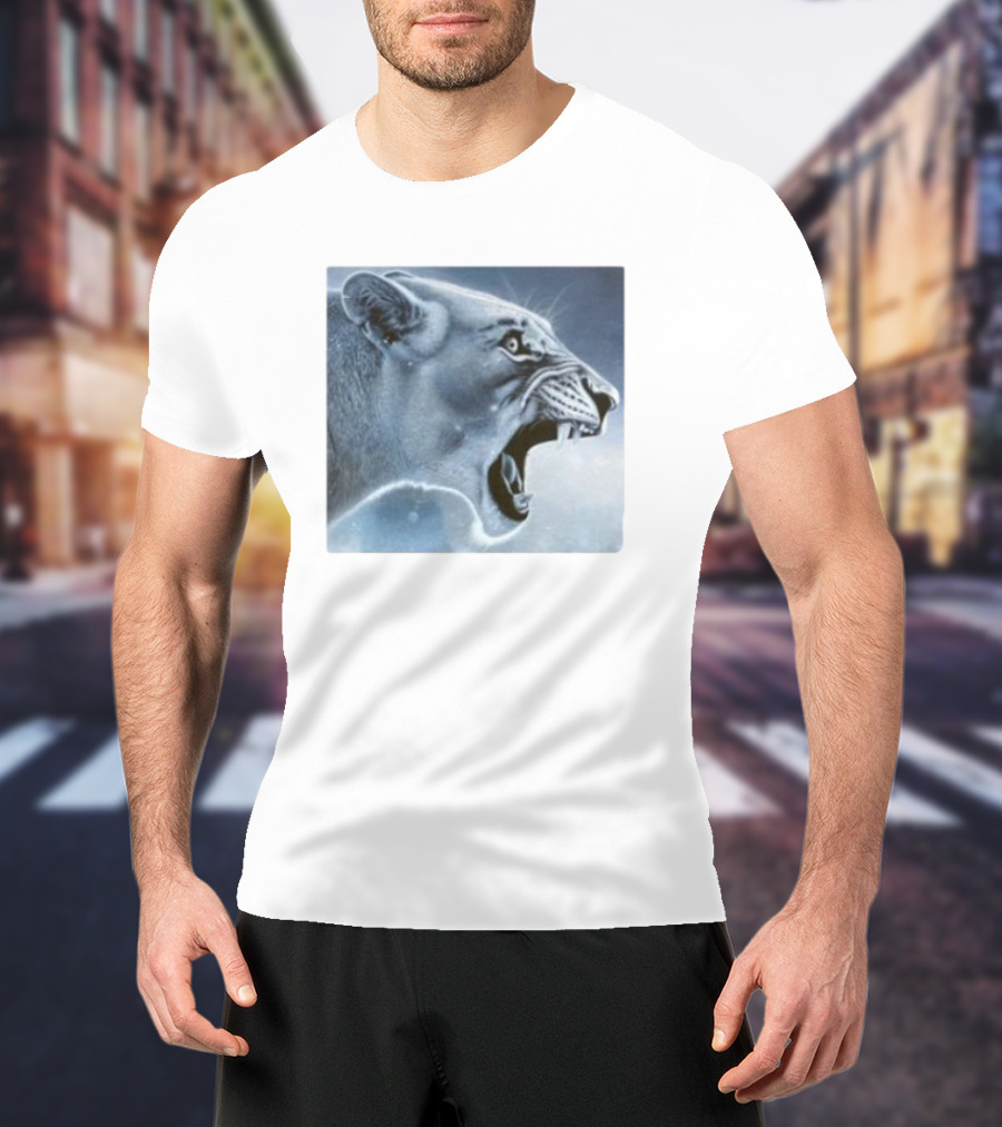 Lion Rage Intense Roar Fierce Expression T-Shirt