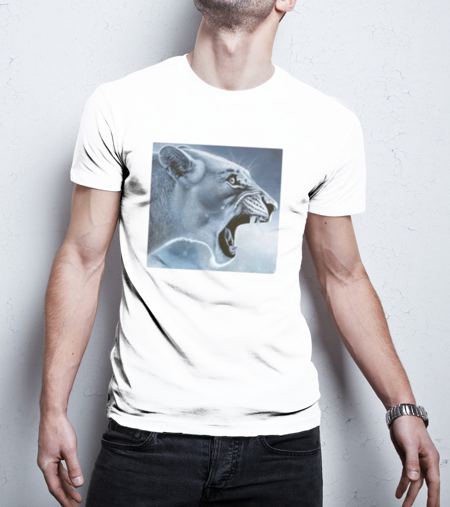 Lion Rage Intense Roar Fierce Expression T-Shirt