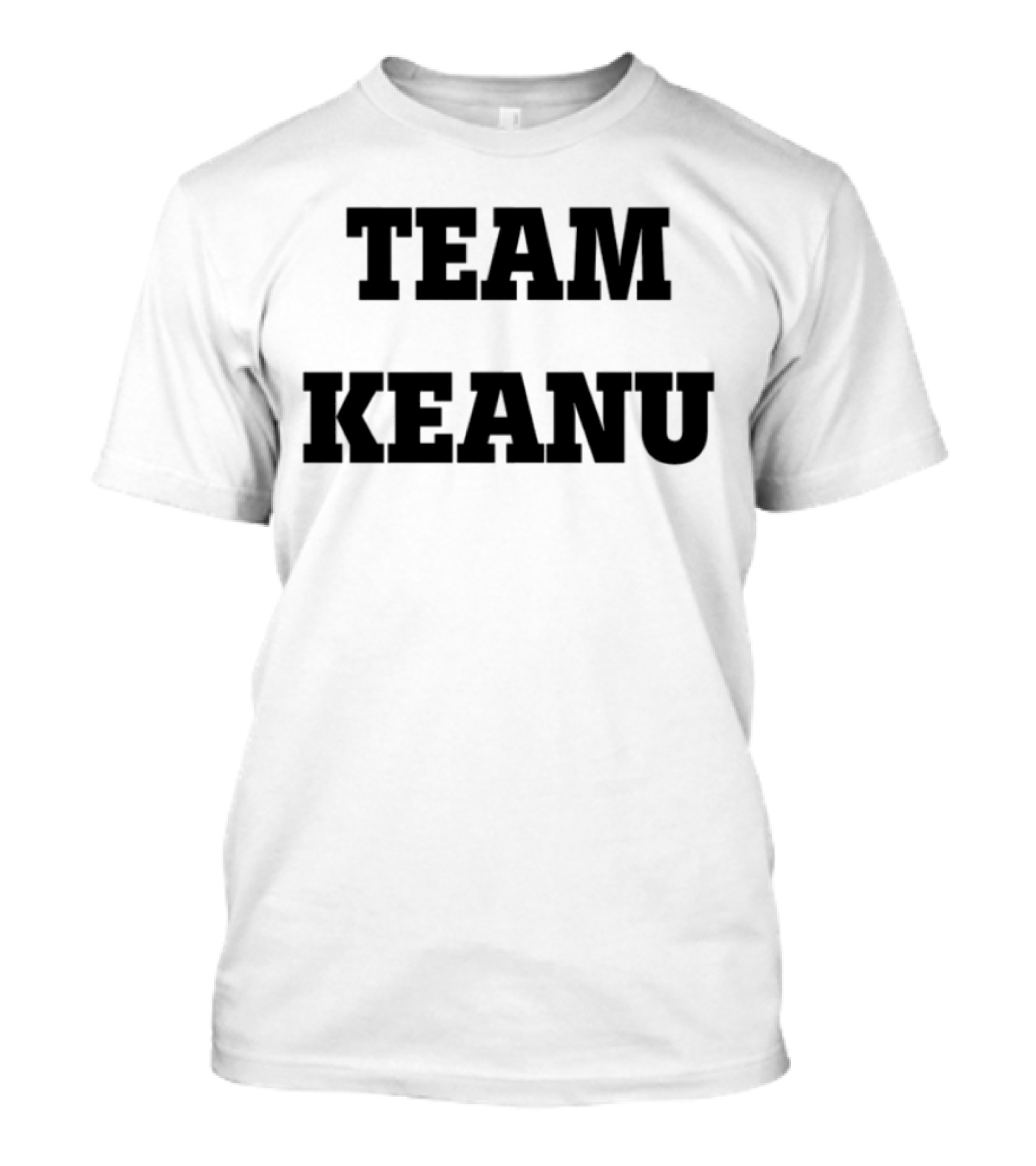 Team Keanu Simple Text Fan Logo T-Shirt