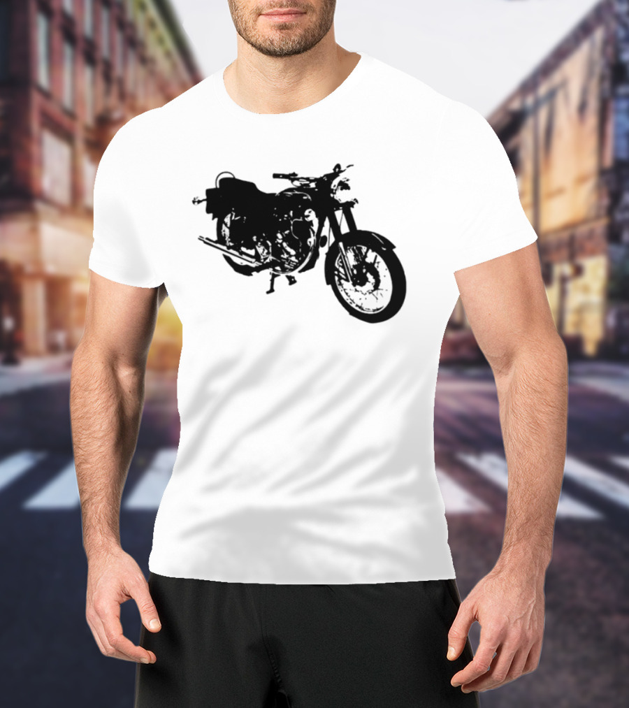 Bacon Hair Riding Motorcycle Fun Adventure T-Shirt