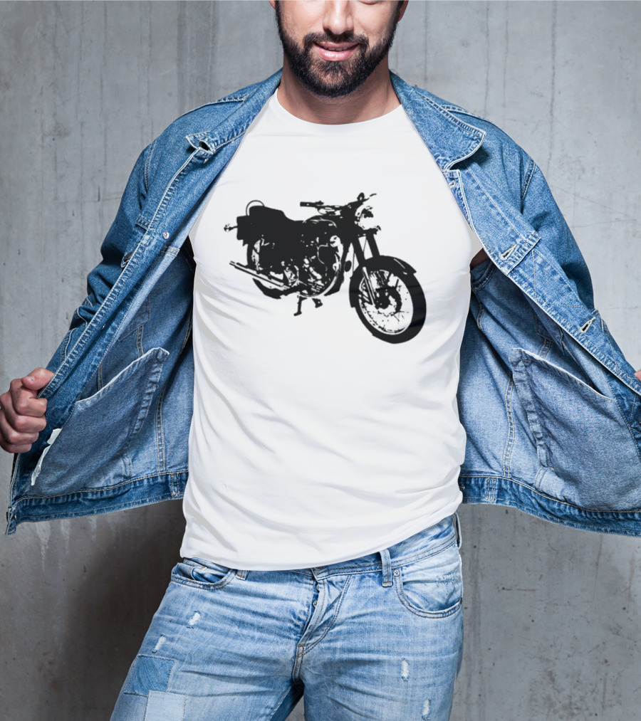 Bacon Hair Riding Motorcycle Fun Adventure T-Shirt