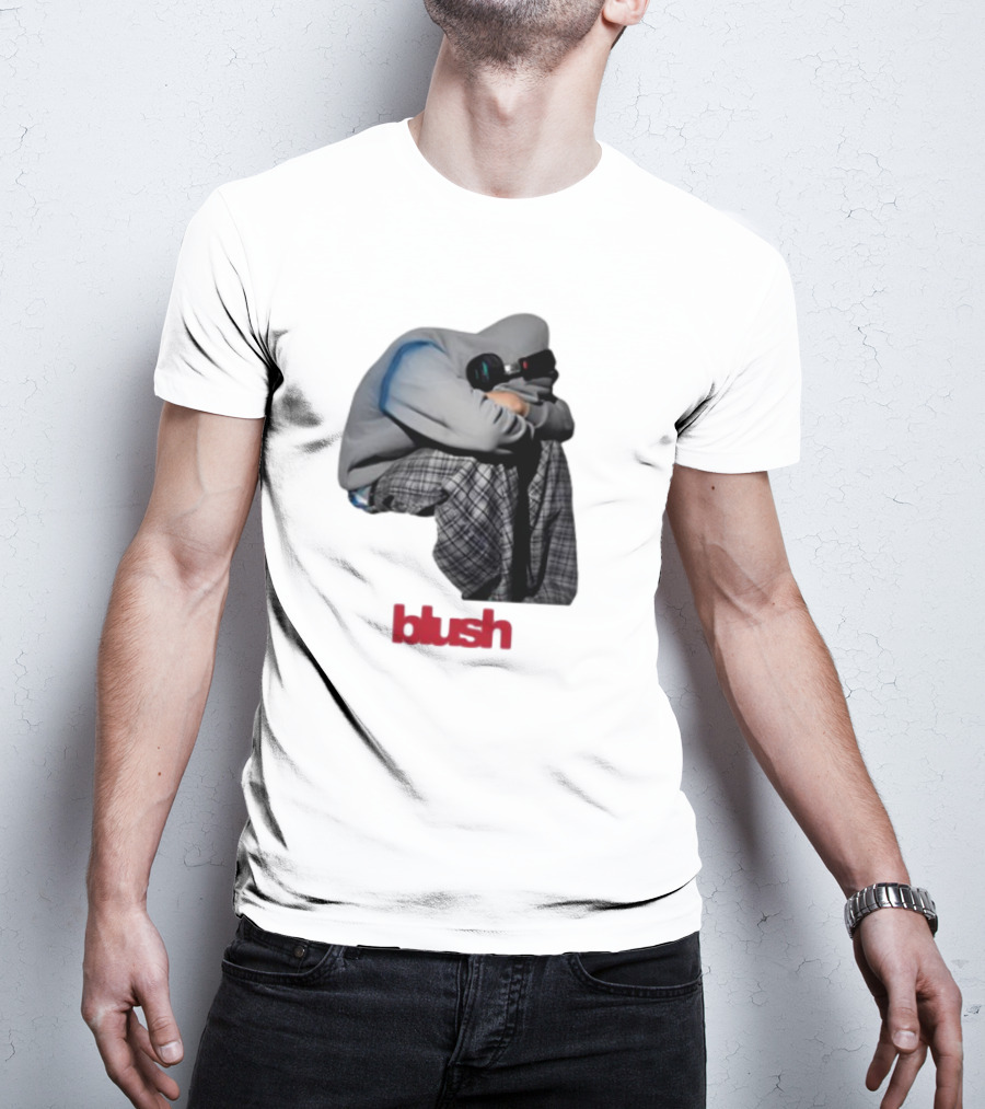 Blush Headphones Plaid Pants Mood T-Shirt