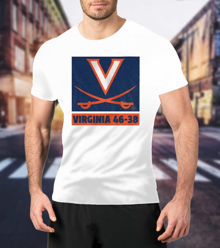 UVA Cavaliers Victory Hoos Did It Again Virginia 46-38 T-Shirt