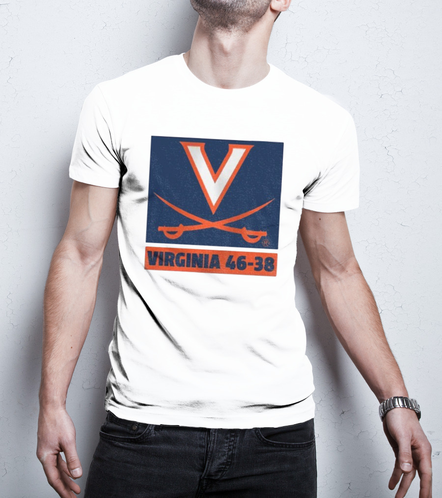 UVA Cavaliers Victory Hoos Did It Again Virginia 46-38 T-Shirt