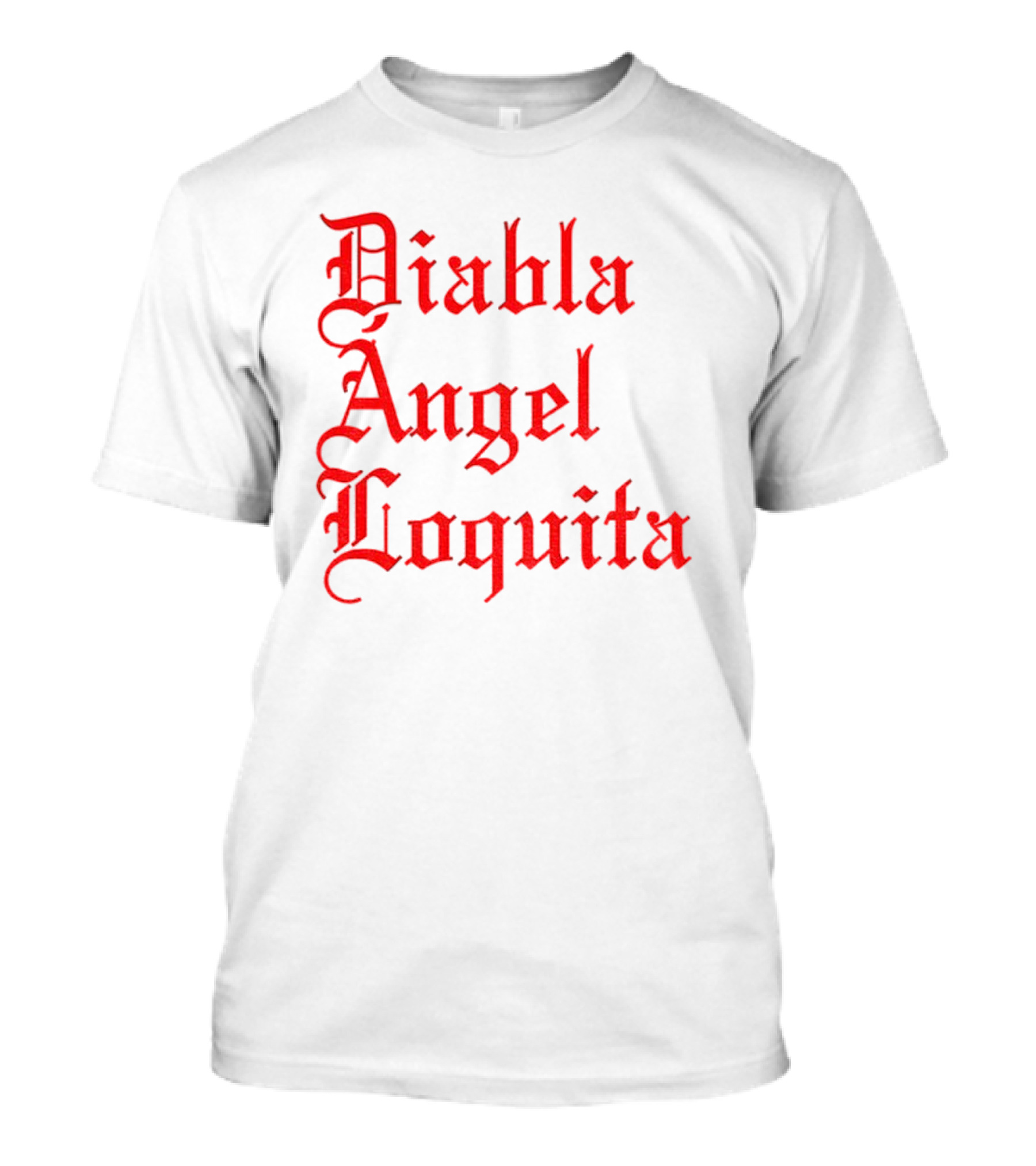 Bad Bunny Diabla Angel Loquita Valentine's Day T-Shirt