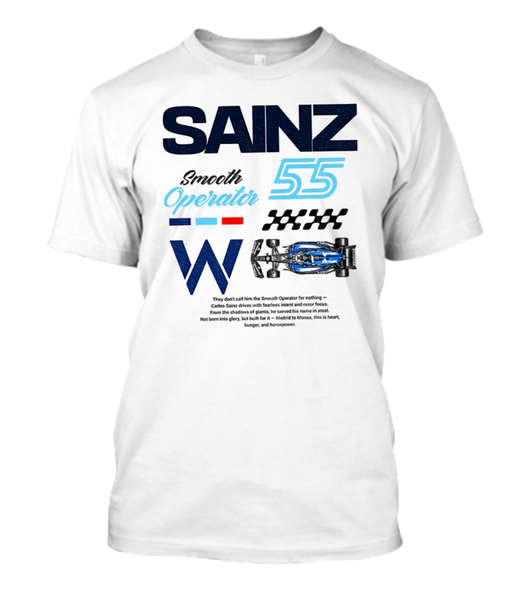 Sainz Operator 55 Williams Racing Smooth Operator T-Shirt