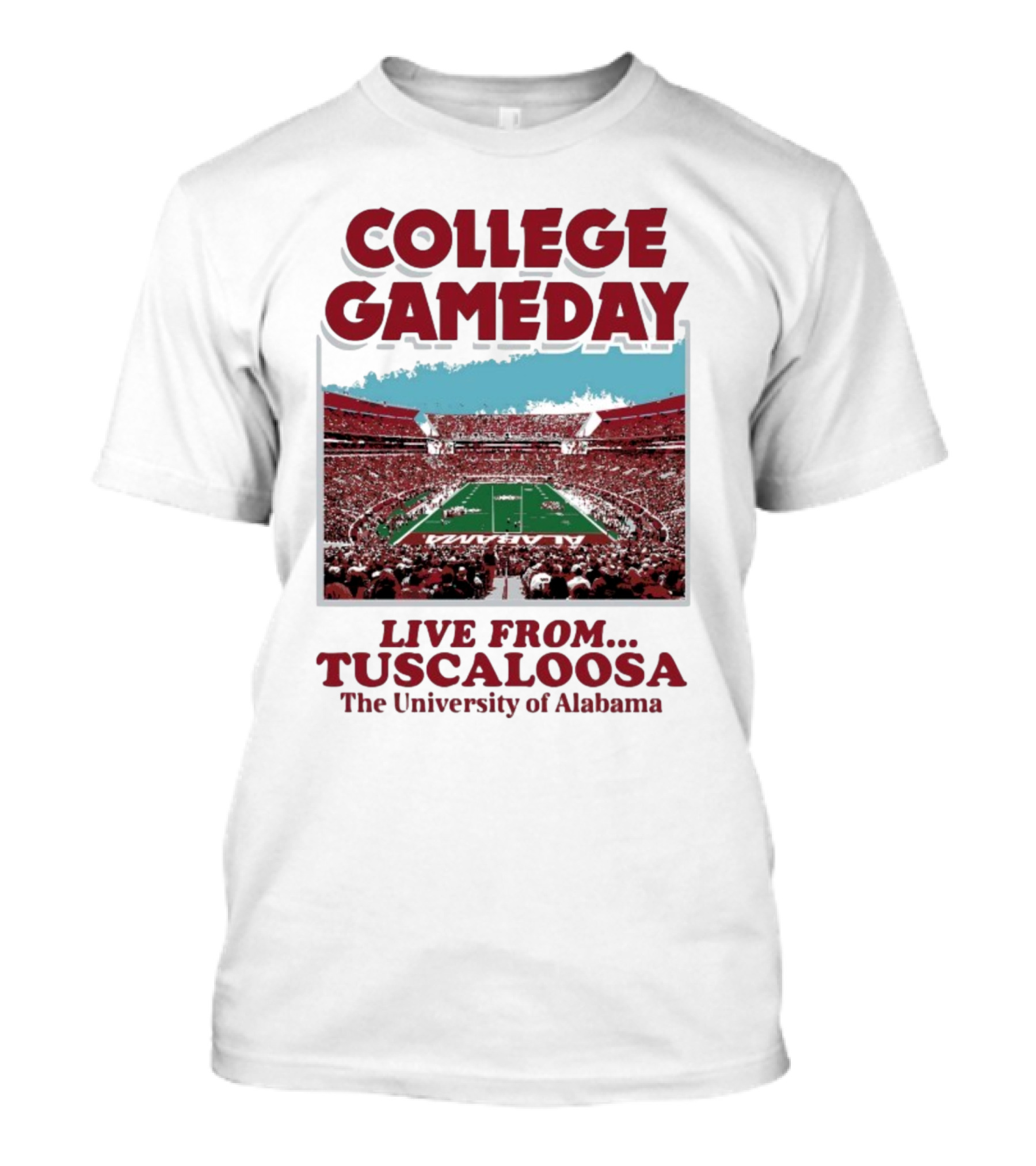 College GameDay Live From Tuscaloosa The University Of Alabama T-Shirt