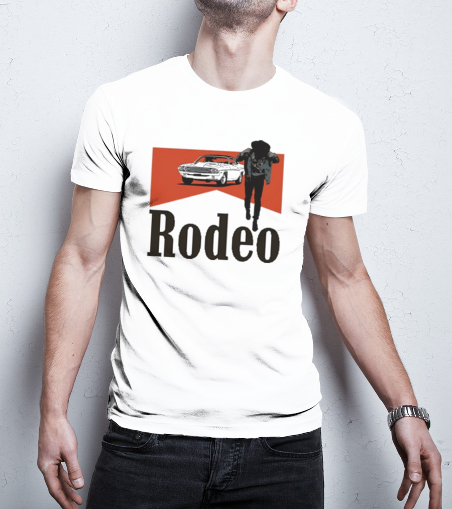 Johnny Stimson Rodeo Car Silhouette T-Shirt
