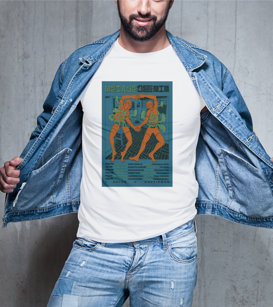 Metade De Mim October 2025 São Paulo Curitiba Tour Dates T-Shirt