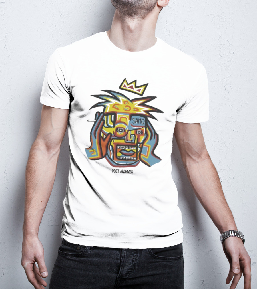 SAMO Crown Poet Archives Street Art Inspired T-Shirt