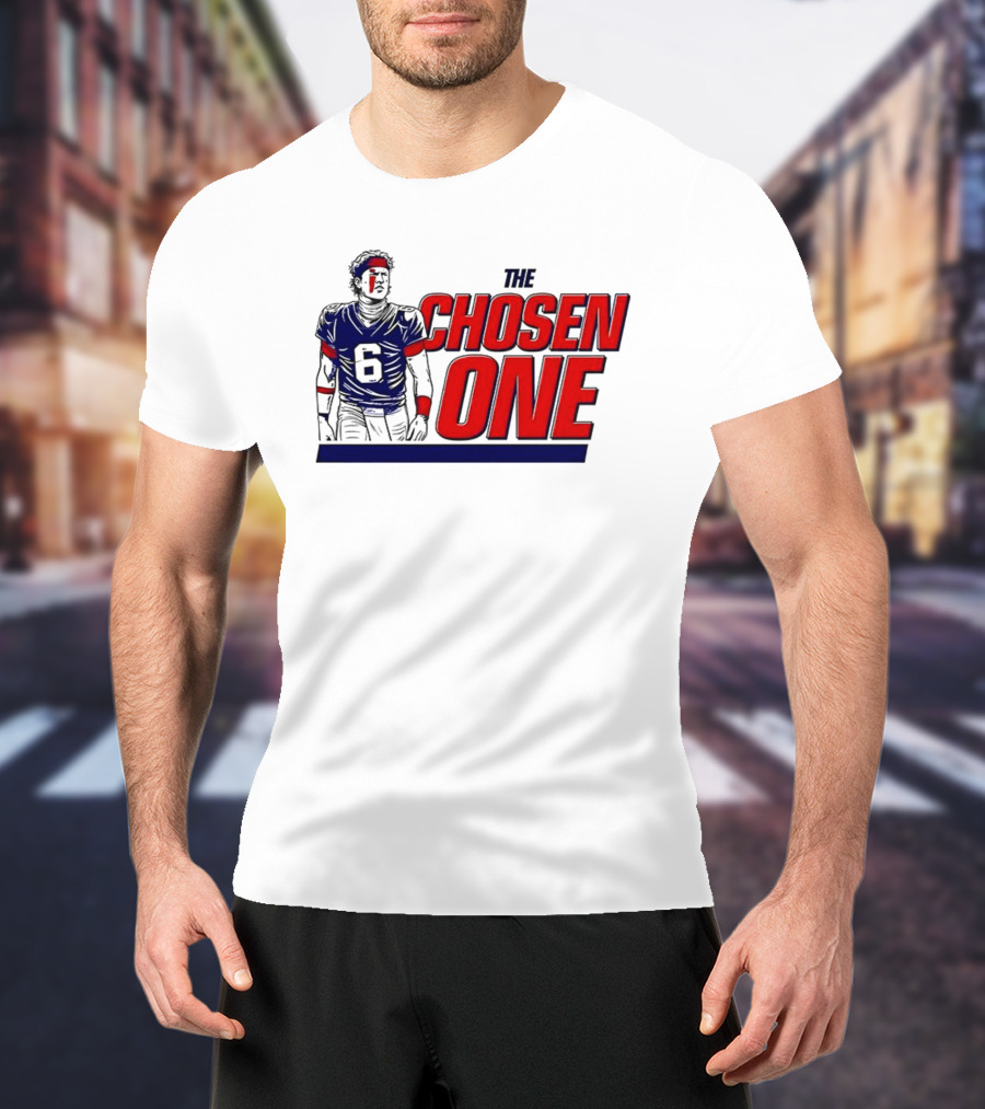 Jaxson Dart New York Giants The Chosen One T-Shirt