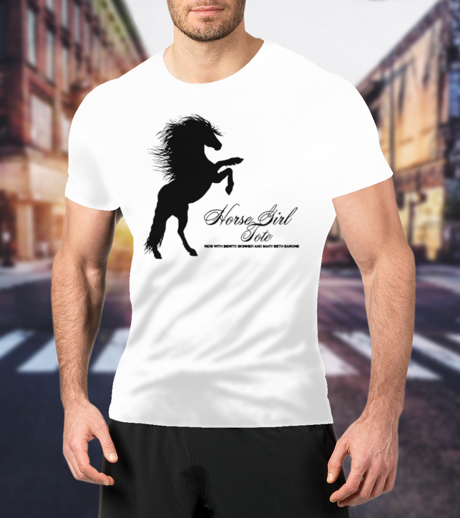 Ride Horse Cowgirl Country Girls Love Cowboys T-Shirt