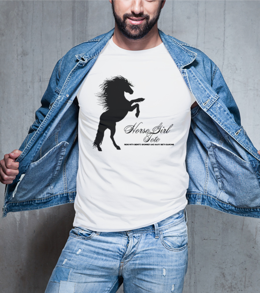 Ride Horse Cowgirl Country Girls Love Cowboys T-Shirt