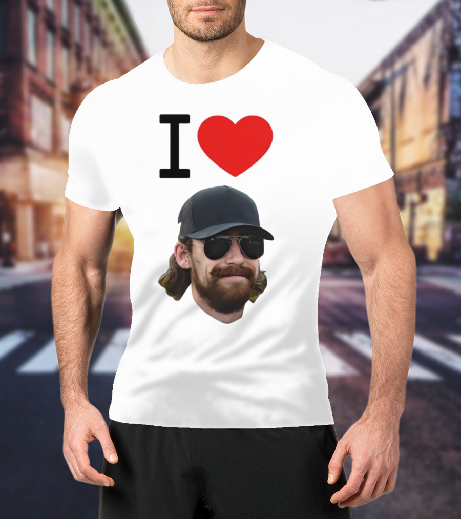 I Heart Ryan Blaney Racing Fan Apparel T-Shirt