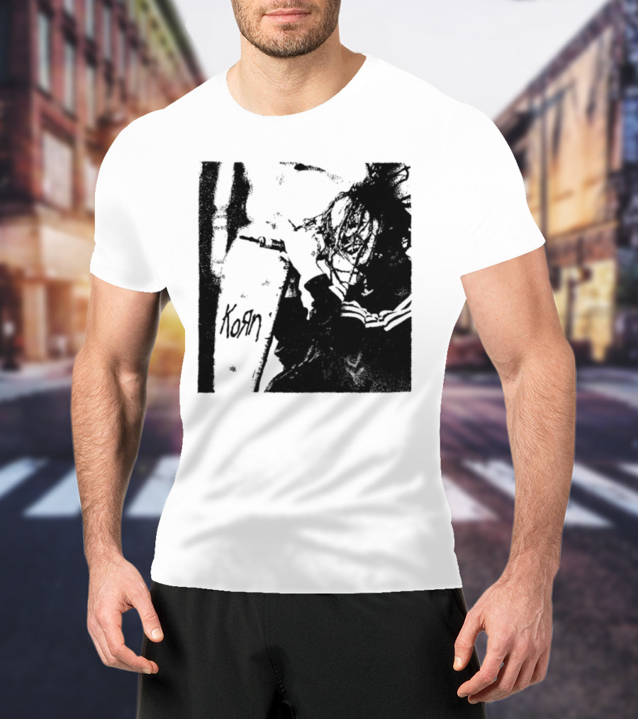 Thesanantoniosharpist Korn Basketball Fusion T-Shirt