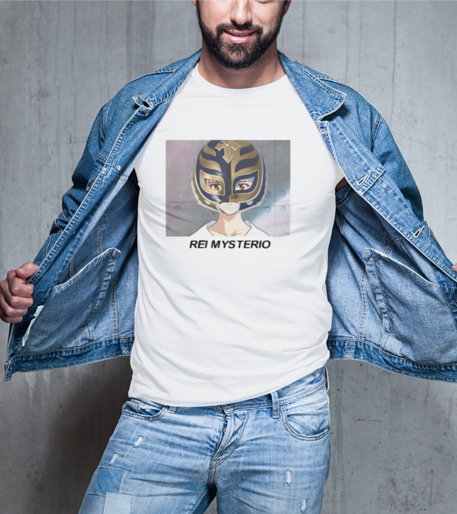 Goofyahhtees Rei Mysterio Anime Mask Fusion T-Shirt