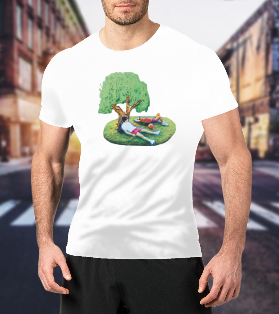 Slushynoobz Tree Relaxing Under Summer Shade With Friends T-Shirt