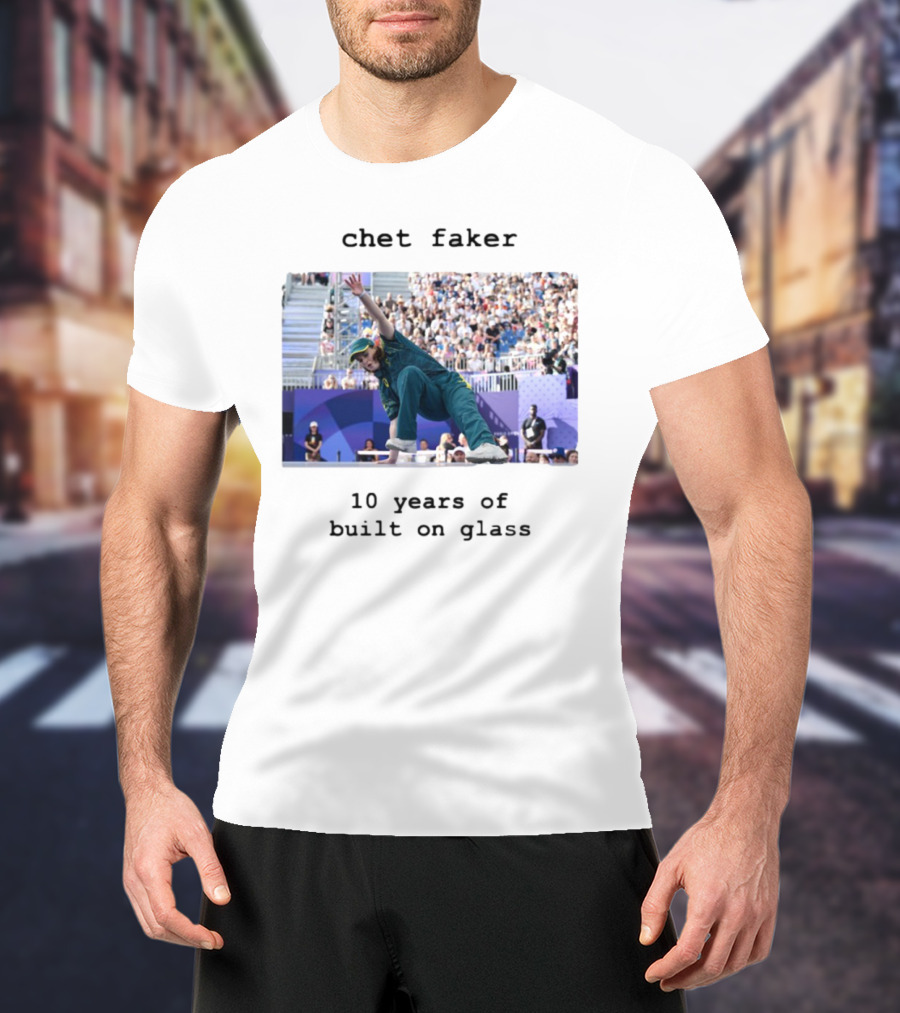 Chet Faker 10 Years Of Built On Glass Breakdancer Performance Event T-Shirt