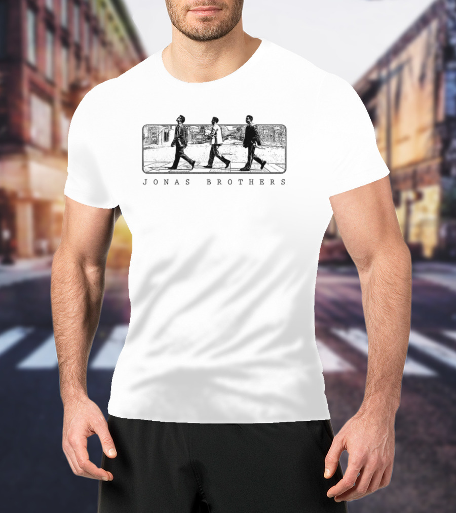 Jonas Brothers Walking Tour Style Vintage Road Trip T-Shirt