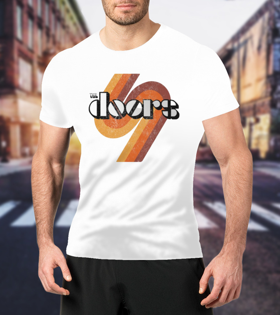 The Doors 1969 Retro Vintage Distressed 70s Style Classic Rock Icon T-Shirt