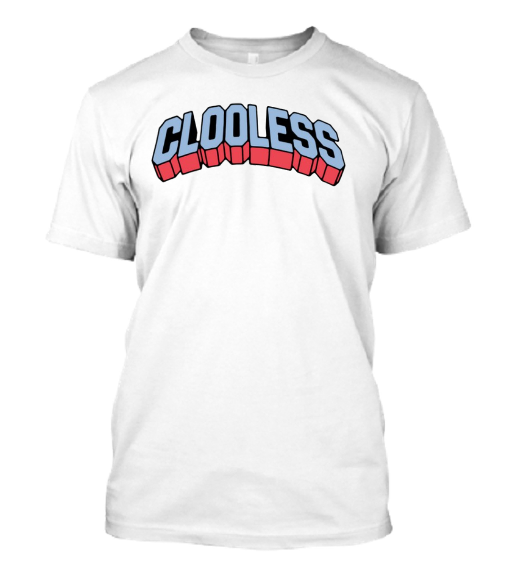 Clooless Podcast Block Party Retro Style Text T-Shirt