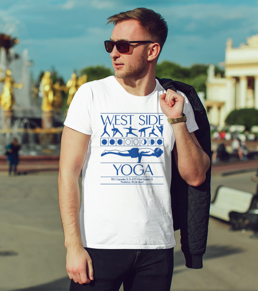 West Side Yoga Providence Rhode Island 186 Carpenter 425 West Fountain ElizabethGoodspeed T-Shirt