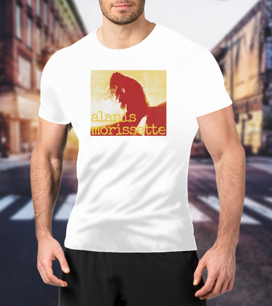 Alanis Morissette Yellow Vintage Silhouette T-Shirt