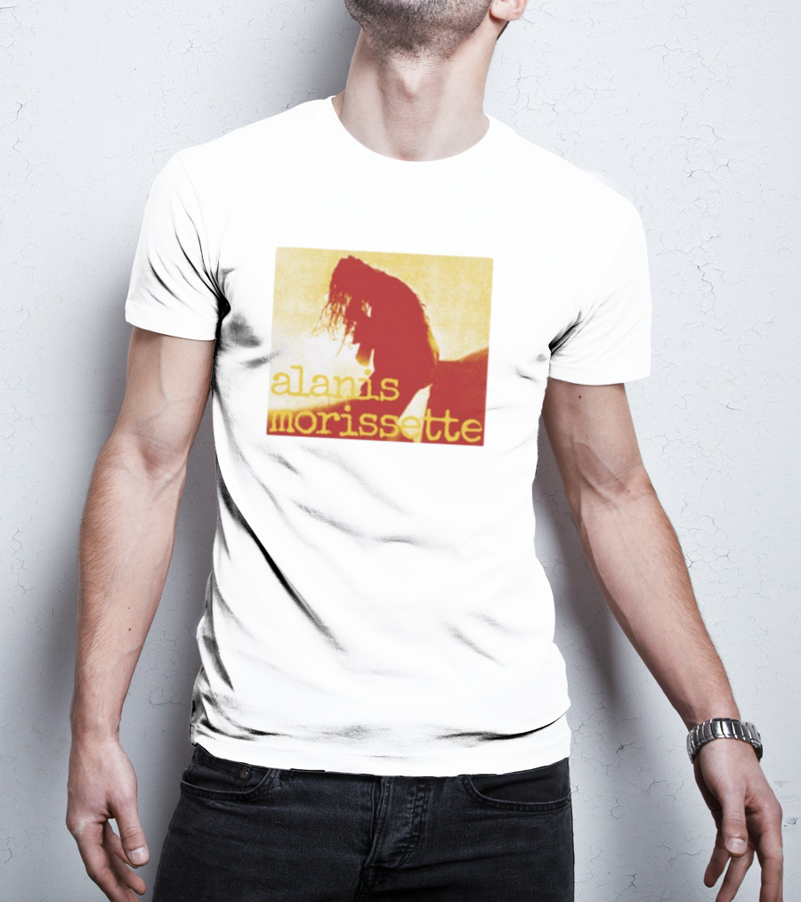 Alanis Morissette Yellow Vintage Silhouette T-Shirt