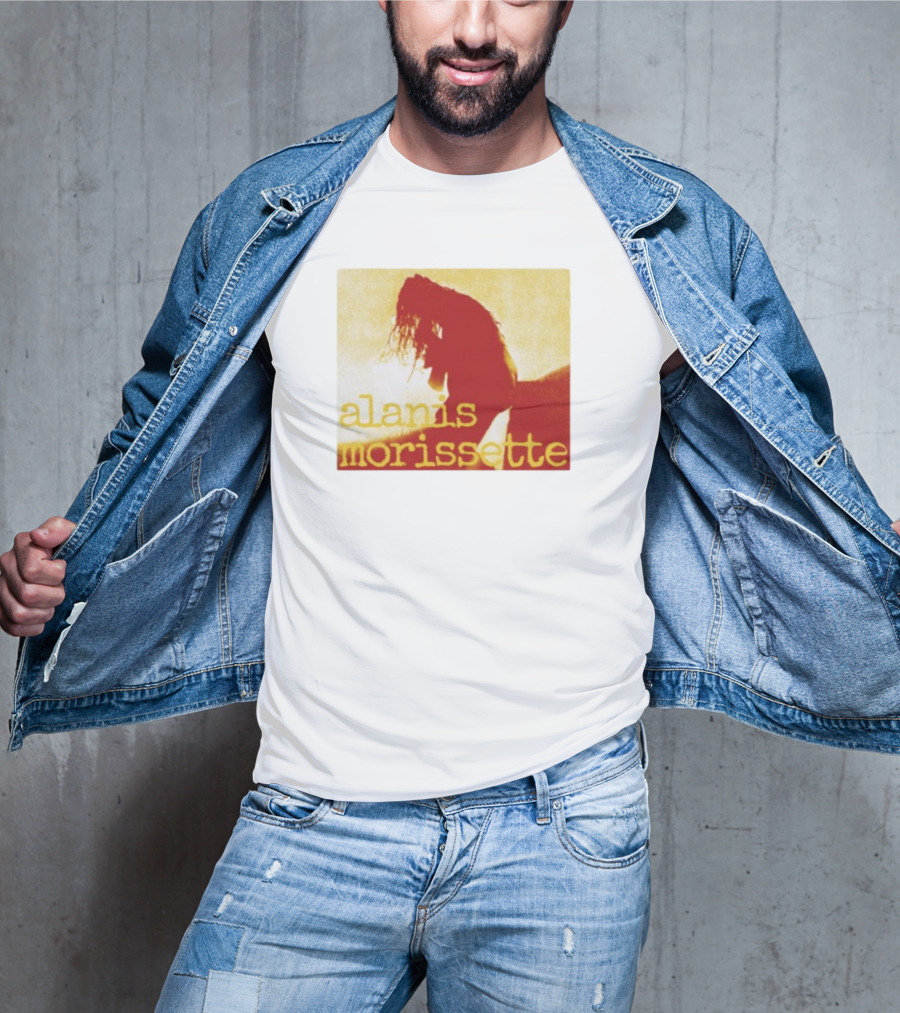 Alanis Morissette Yellow Vintage Silhouette T-Shirt