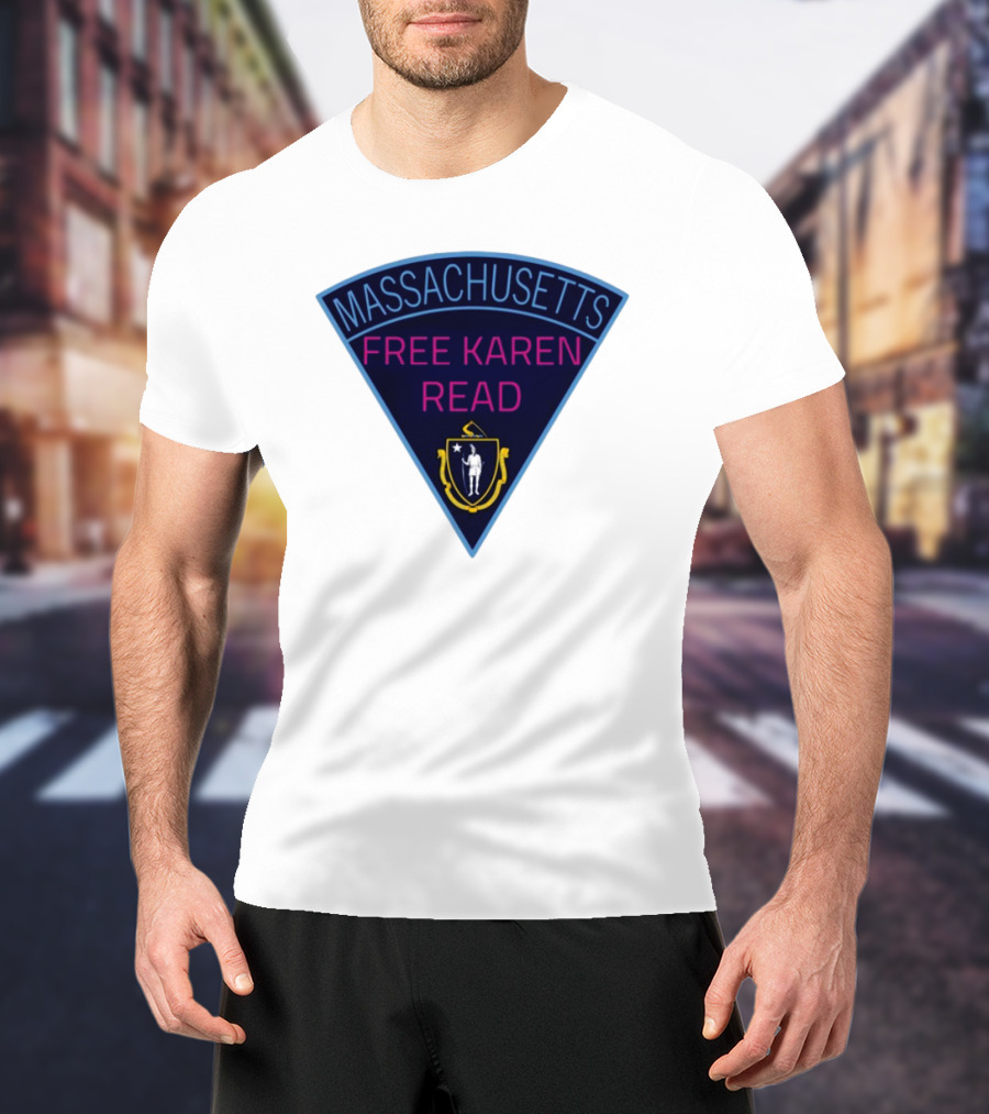 Massachusetts Free Karen Read Emblem Design T-Shirt