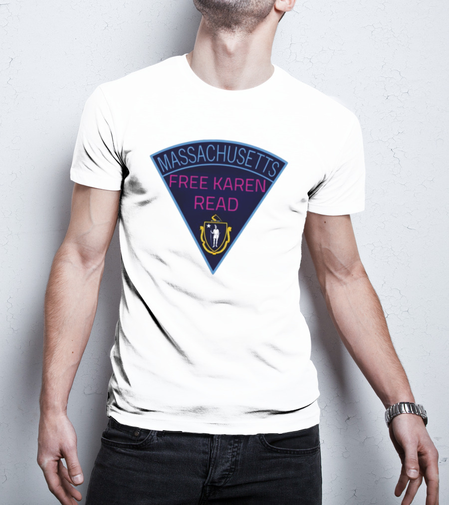 Massachusetts Free Karen Read Emblem Design T-Shirt