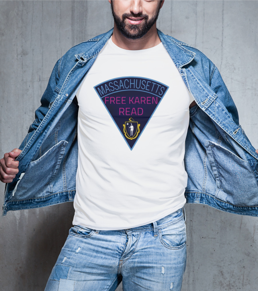 Massachusetts Free Karen Read Emblem Design T-Shirt