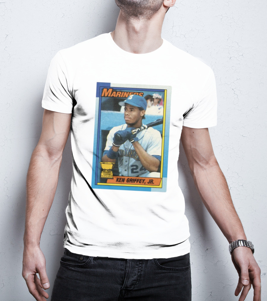 Mariners Ken Griffey Jr Topps All-Star Rookie Card T-Shirt