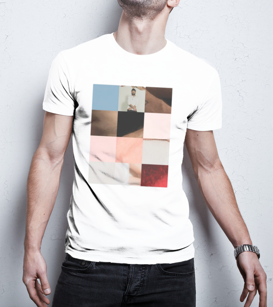 Bon Iver Layout Mosaic Collage T-Shirt