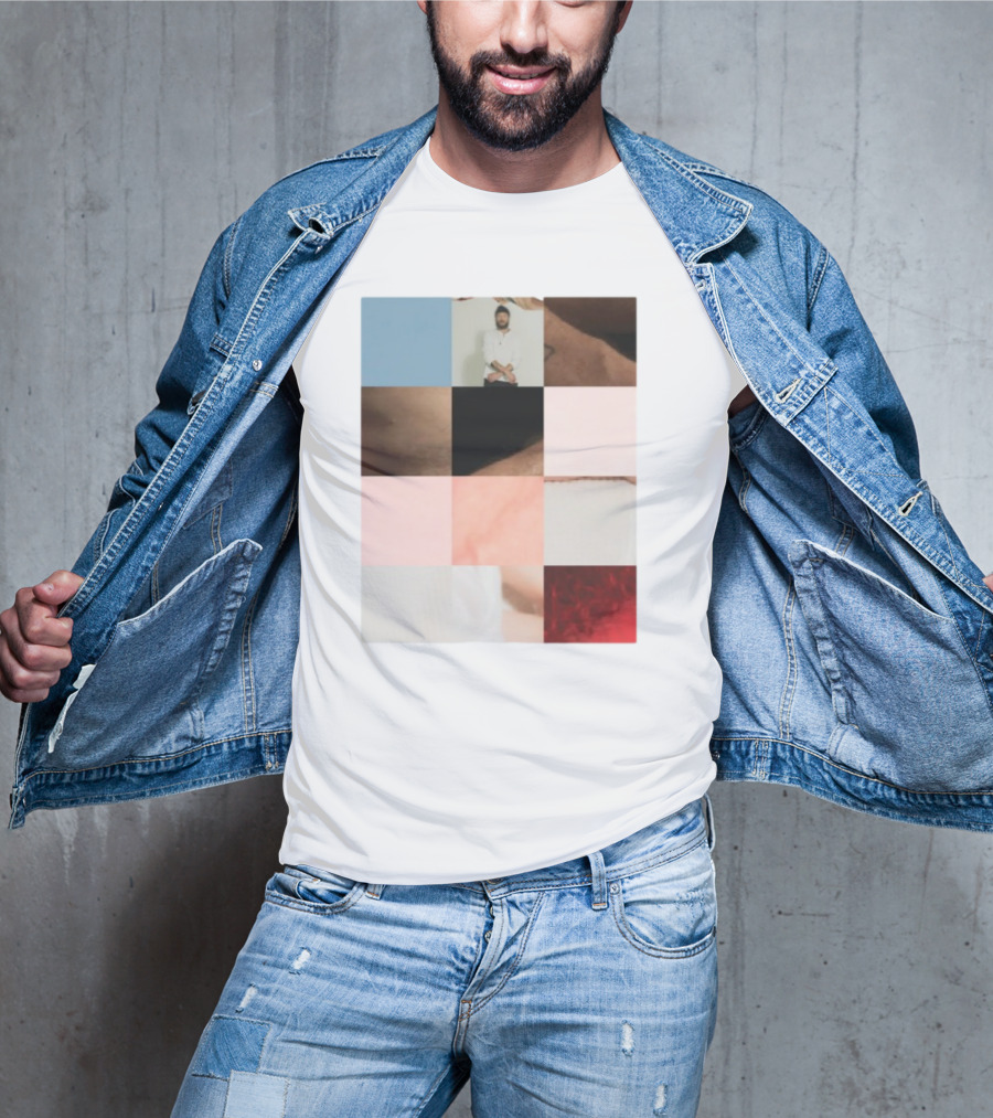 Bon Iver Layout Mosaic Collage T-Shirt
