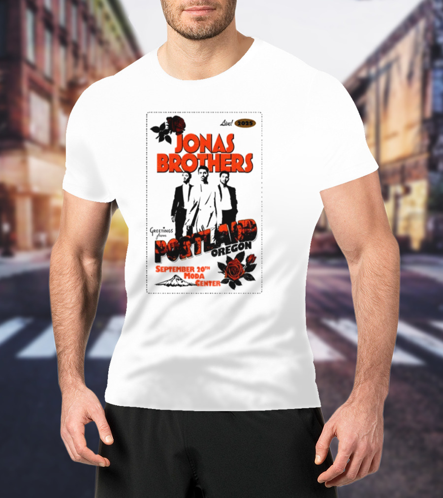 Jonas Brothers Portland Oregon September 20 2023 Moda Center T-Shirt
