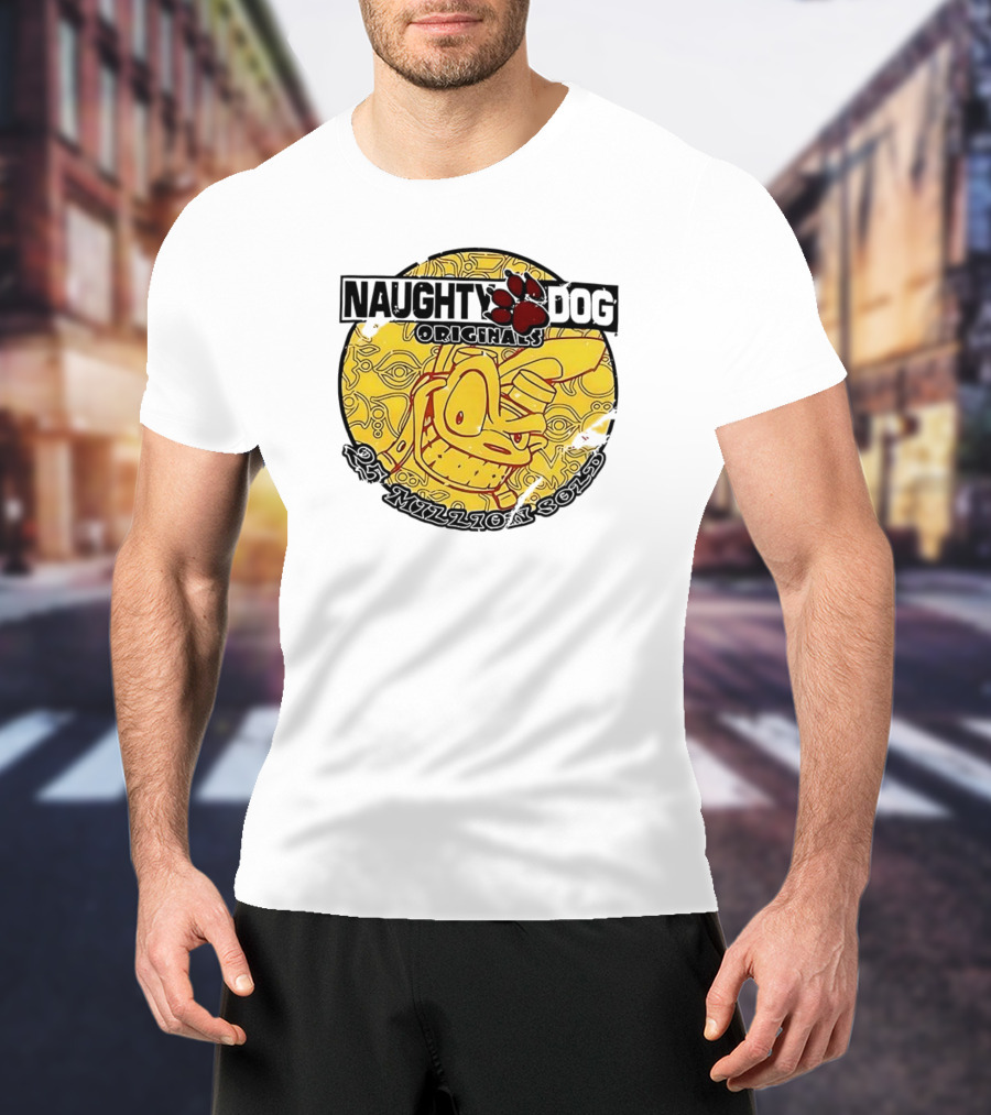 Naughty Dog Classics 25 Million Sold Celebration T-Shirt