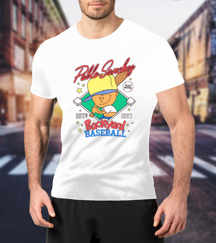 Pablo Sanchez Backyard Baseball Established 1997 Secret Weapon T-Shirt