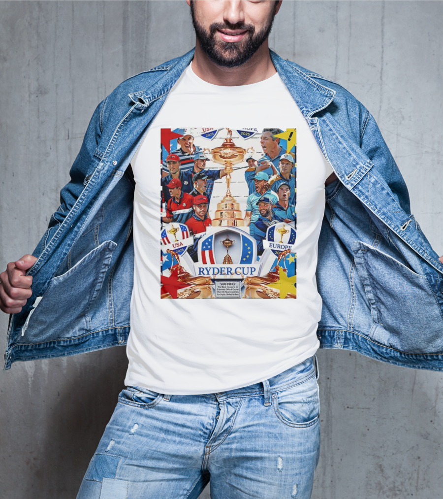 Ryder Cup 2025 USA Vs Europe Golf Tournament Team Challenge T-Shirt