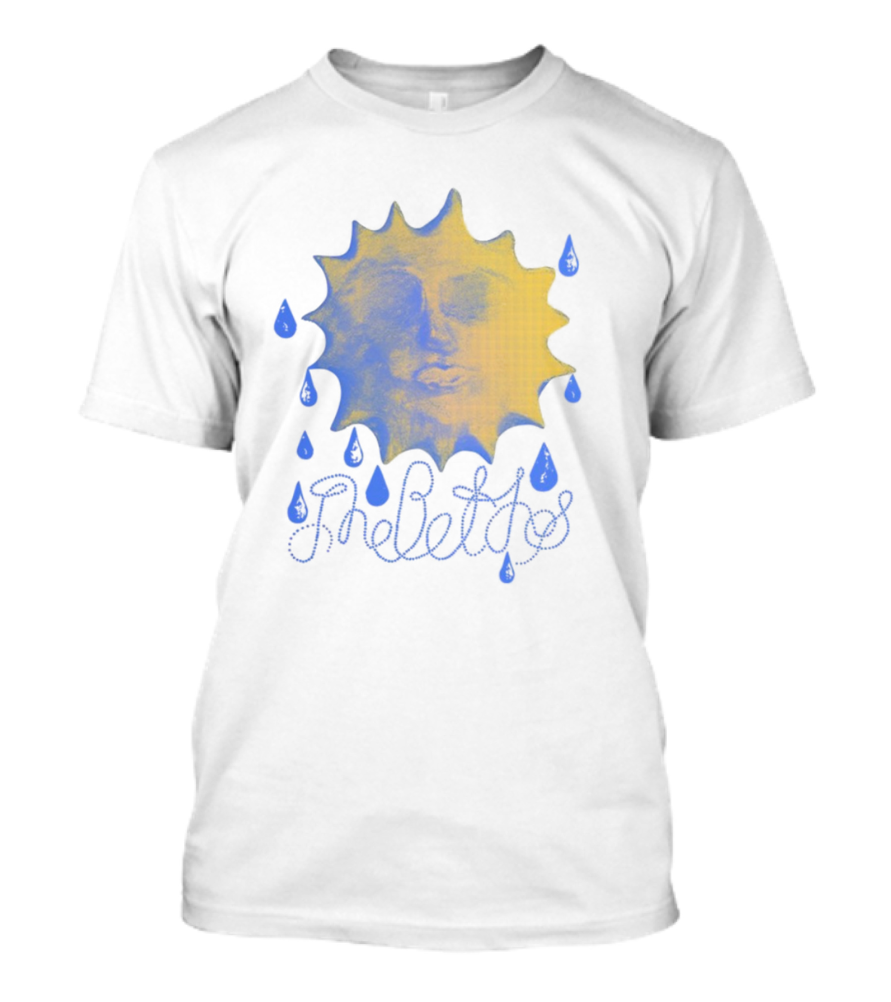 The Beths Sad Sunshine Blue Tears Yellow Face T-Shirt