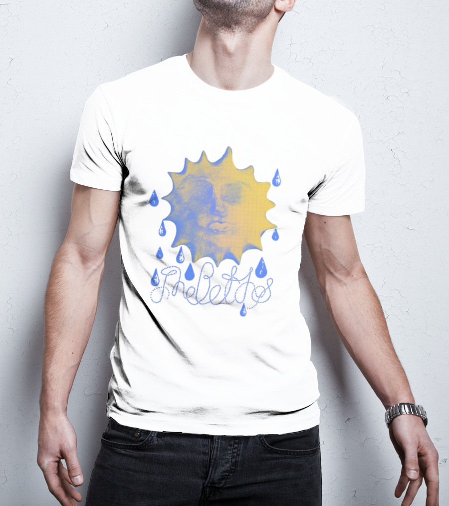 The Beths Sad Sunshine Blue Tears Yellow Face T-Shirt