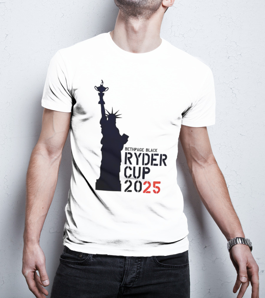 USA Ryder Cup 2025 Liberty Bethpage Black T-Shirt