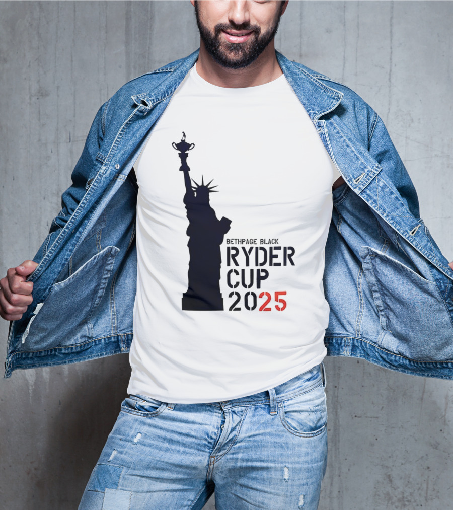 USA Ryder Cup 2025 Liberty Bethpage Black T-Shirt