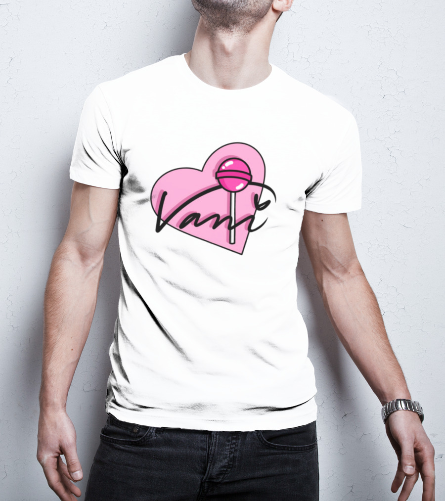 Vanilbean Heart Lollipop Signature T-Shirt