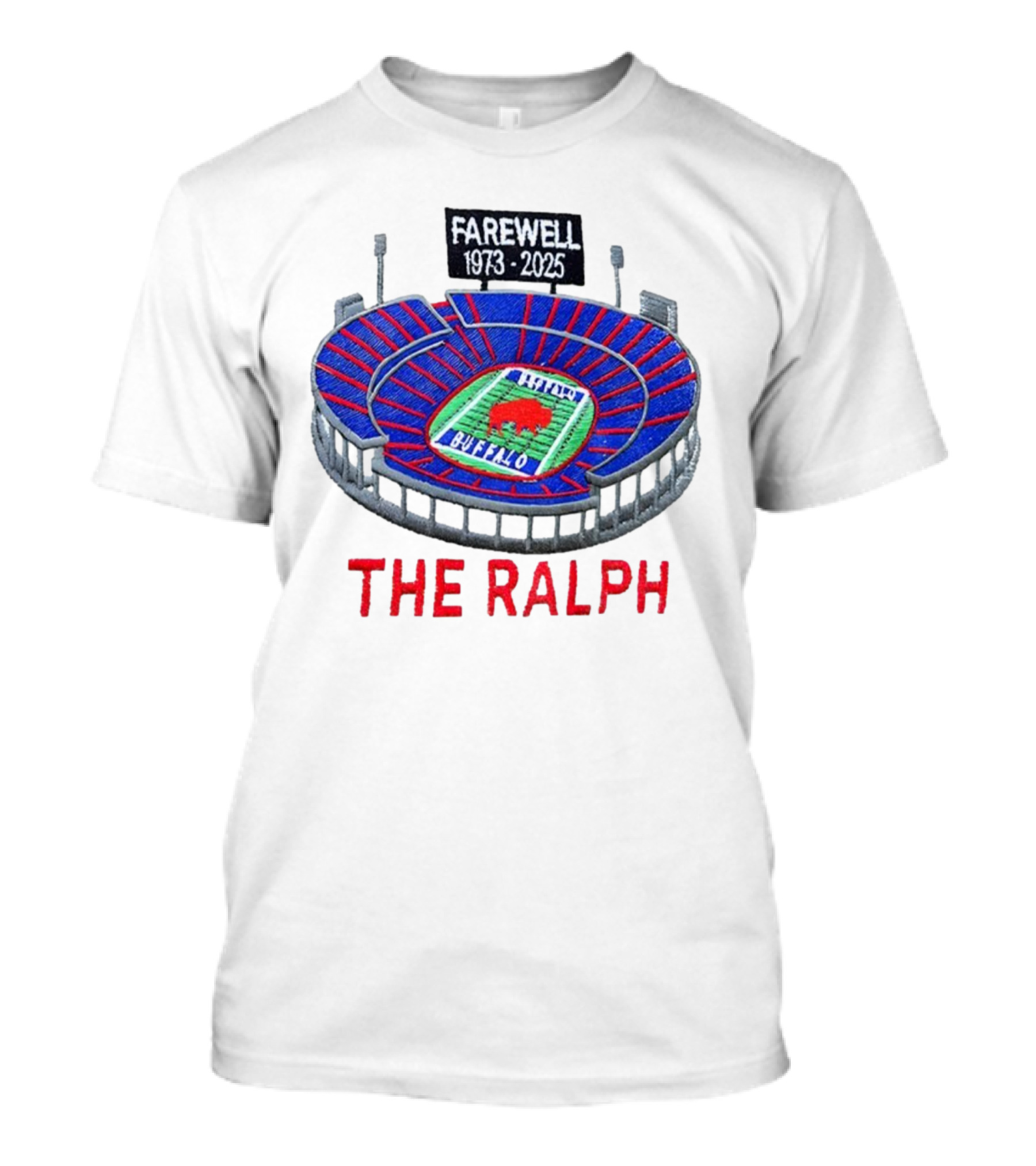 Buffalo Bills NFL Farewell 1973-2025 The Ralph Stadium T-Shirt