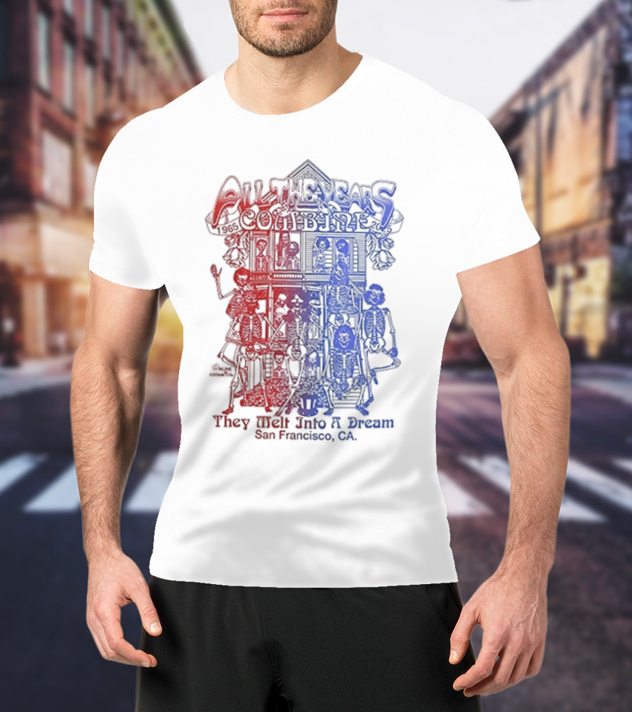 Grateful Dead All The Years Combine They Melt Into A Dream 60 Years San Francisco CA T-Shirt