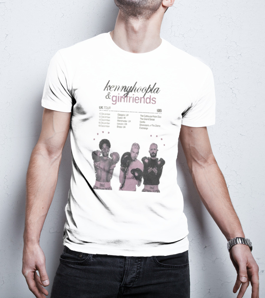 KennyHoopla And Girlfriends EU UK Tour 2025 Boxing Themed Dates UK EU Cities T-Shirt