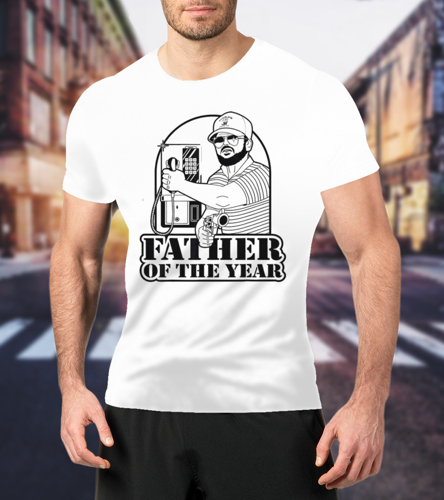 Father Of The Year Gary Plauche Illustration T-Shirt