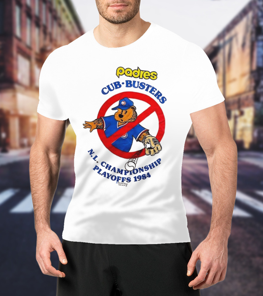 Padres Cub Busters NL Championship Playoffs 1984 T-Shirt